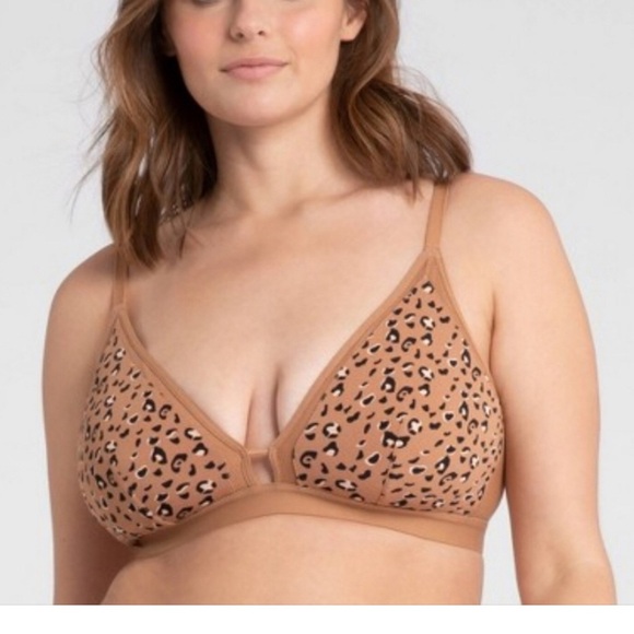 Lively Bra Animal Print Bralette Comfort Bra NWT - Picture 1 of 9